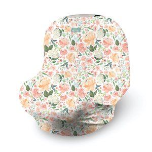 Itzy Ritzy Baby Girl Floral Car Seat Cover Canopy Pre-owned Excellent Condition